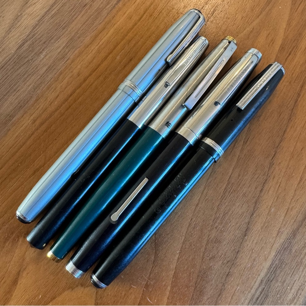 Assorted Shaeffer and Esterbrook Fountain Pens